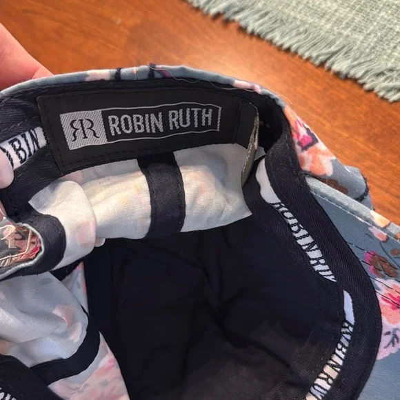 Robin Ruth Floral New York Hat - Blue and Pink - Picture 4 of 5